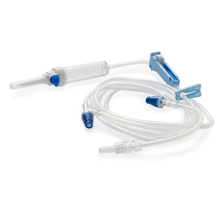 Iv Admin Set, 20drp 2ndl Free Connector 80" (50/bx 6bx/cs) Bx - 50