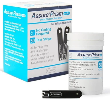 Prism Starter Kit - Glucometer, Test Strips, Hi/Lo Solution, Lancets, Case