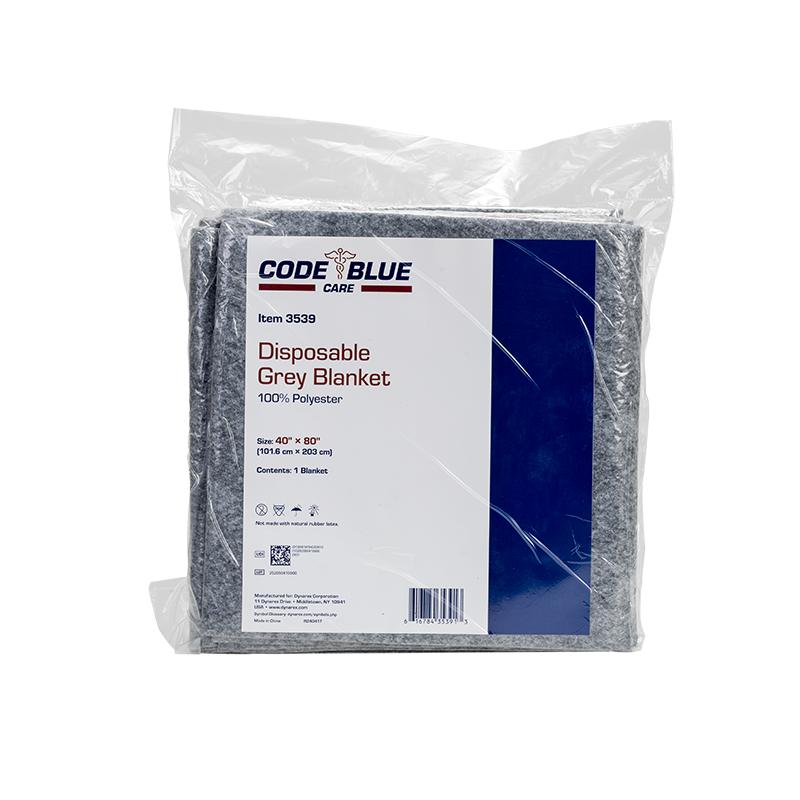 Gray Disposable Blanket