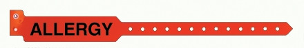 Band, Alert Adlt Red Allergy (500/bx) Bx - 500