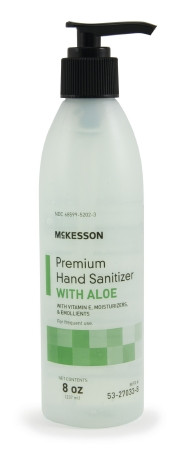 Sanitizer, Hand Aloe W/pump 8oz (24/cs) Ea - 1