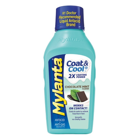 Mylanta, Liq Chocolate Mint 12oz Ea - 1