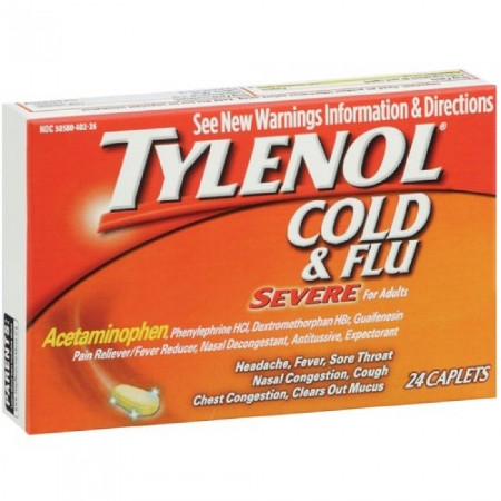 Tylenol Cold & Flu, Cap (24/bt) Bt - 1