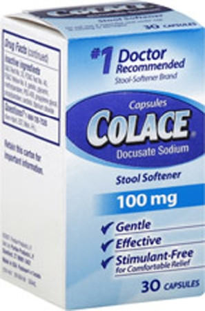 Colace, Cap 100mg (30/bx) Bx - 30