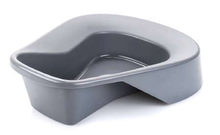 Bedpan, Pontoon Graphite 55oz (20/cs) Cs - 20
