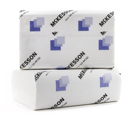 Towel, Multi-fold 1ply Wht 9.06x9.45" (250/pk 16pk/cs) Pk - 250