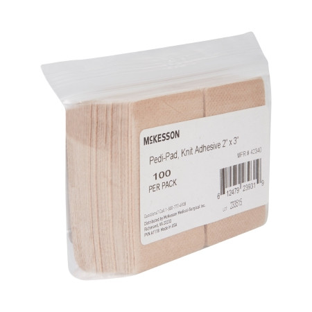 Pad, Knit Adh 2"x3" (100ea/pk Dh 2"x3" (100/pk 6pk/cs) Pk - 100