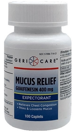 Guaifenesin, Tab 400mg (100/bt12bt/cs) Bt - 1