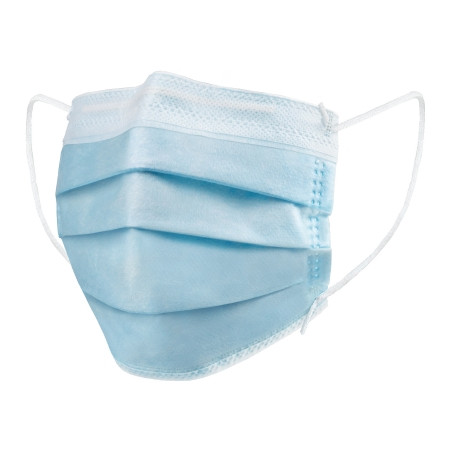 Mask, Proc Loops Astm1 Blu (50/bx 10bx/cs) Bx - 50