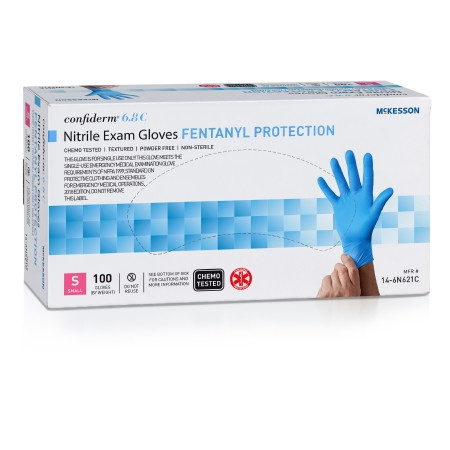 Glove, Exam Nitrl P/f Sm N/s Chemo 6.8c (100/bx 10bx/cs) Bx - 100