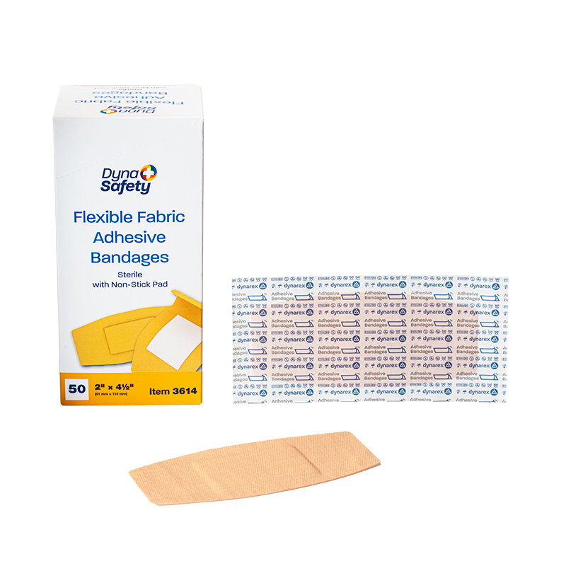 Adhesive Fabric Bandage 2" x 4.5" Sterile Box/50