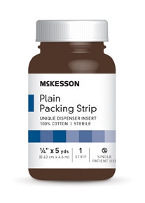 Packing Strip, Plain 1/4"x5ydsstr Lf (12 Bt - 1