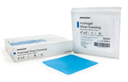 Dressing, Hydrogel Sheet Str Lf 4x4 (10/bx 4bx/cs) Bx - 10