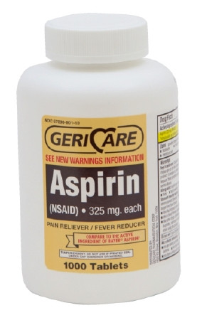 Aspirin, Ec Tab 325mg (1000/bt12bt/cs) Bt - 1