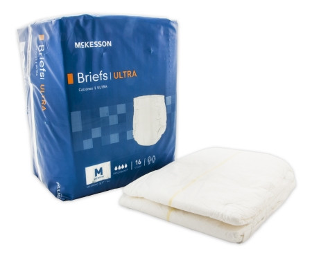 Brief, Incont Ultra Brthable Med Sz32-44(16/bg 6bg Bg - 1