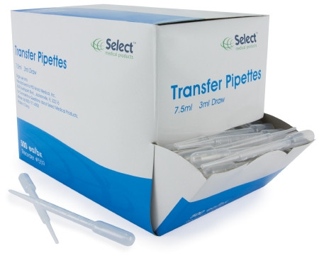 Pipette, Trans 3ml Draw 7.5ml (500/bx 10bx/cs) Pssrdc Bx - 1