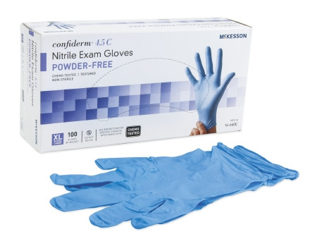 Glove, Exam Nitrl Pf Chemo Bluxlg (100/bx 10bx/cs) Bx - 100