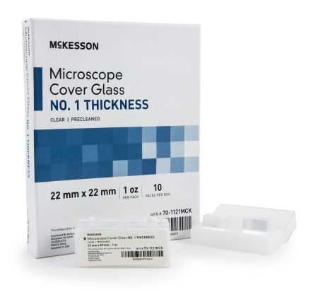 Cover Glass, #1 Premium 22x22mm (10pk/bx) Bx - 10
