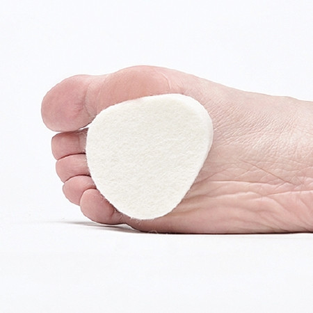 Pedi-pad #106l 1/8" Adh Felt R(4/pk 48pk/cs) Pk - 4