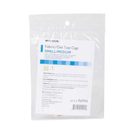 Toe Cap, Fabric/gel Sm/med (1e Ea - 1