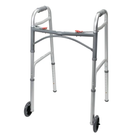 Walker, Fld Alum W/5" Whls Adlt 350lbs (4/cs) Cs - 4