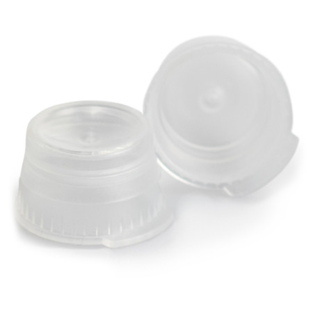 Cap, Vac Tube Clr 13mm (1000/bg) Bg - 1000