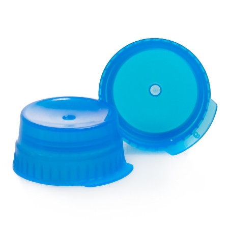 Cap, Snap Blu 16mm F/use W/bld Drawing Tubes 13mm (1000/bg) Bg - 1000