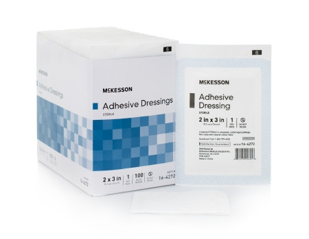 Dressing, Wound Adh Str 2"x3" (100/bx 24bx/cs) Bx - 100