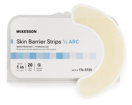 Barrier, Skin Ostomy Half-arc (20ea/tr 14tr/cs) Tr - 20
