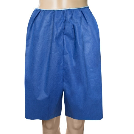Shorts, Exam Ortho Blu 2xlg Upto 60" (25/bg 2bg/cs) Bg - 25