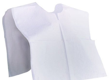 Cape, Exam T/p/t Poncho Side Opn Wht 19x22 (200/cs Cs - 200