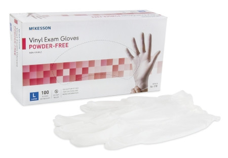 Glove, Exam Vnyl Pf Lg (100/bx) Mgm14c Bx - 100