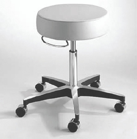 Stool, Exam Pneu 5leg Black Ea - 1