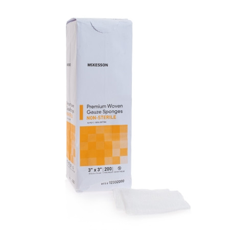 Sponge, Gauze Woven N/s 12ply 3"x3" (200/pk) Pk - 200