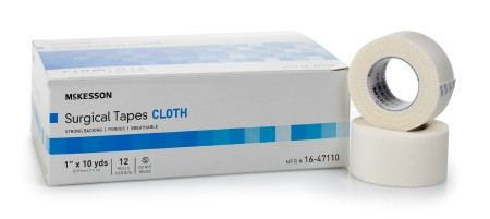 Tape, Adhsv Cloth Silk Lf 1"x10yd (12rl/bx) Bx - 12