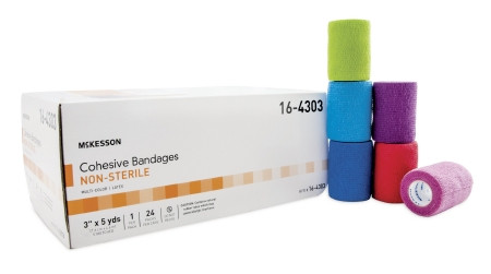 Bandage, Cohesive N/s Colorpk 3" (24pk/cs) Pk - 1