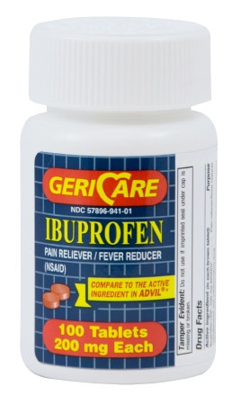 Ibuprofen, Tab 200mg (100/bt 12bt/cs) Bt - 1