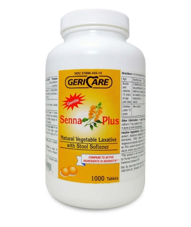Senna, Tab 8.6mg Plus 50mg Dss(1000/bt 12bt/cs) Bt - 1