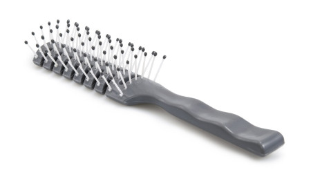 Hairbrush, Plas Gry (12/bx 24bx/cs) Bx - 12