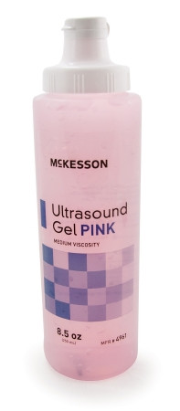 Gel, Ultrasound Pnk 8.5oz (12/cs) Ea - 1