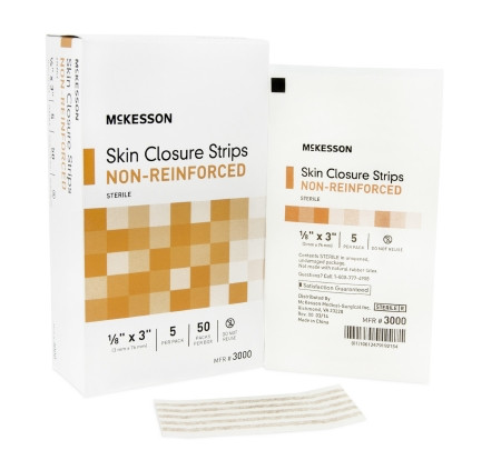 Closure, Skin Flex Lf Tan 1/8x3"(5/pk 50pk/bx 4bx/ Bx - 50