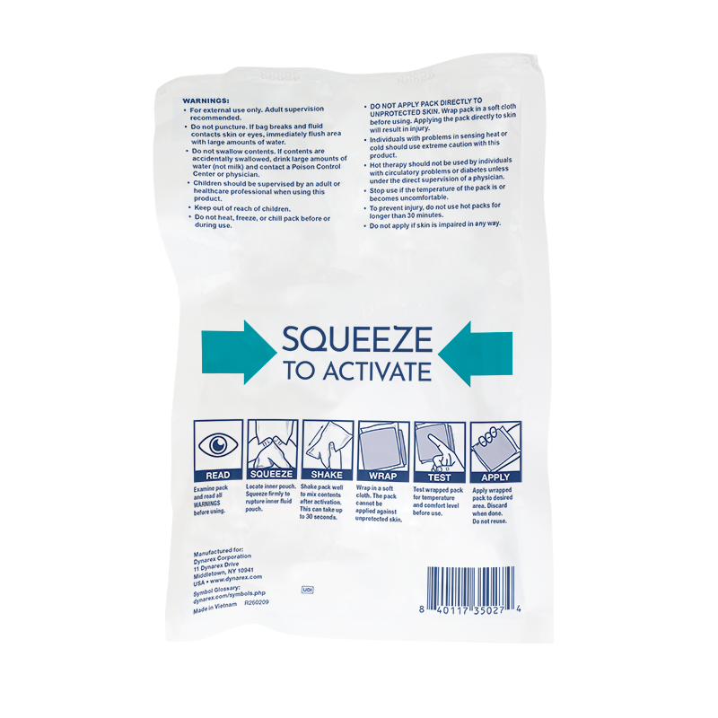 Instant Cold Pack Non Toxic 5" x 9" Case/24