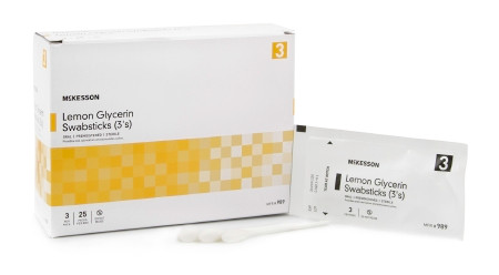 Swabstick, Lemon Glycerin Str (25/bx 10bx/cs) Bx - 25