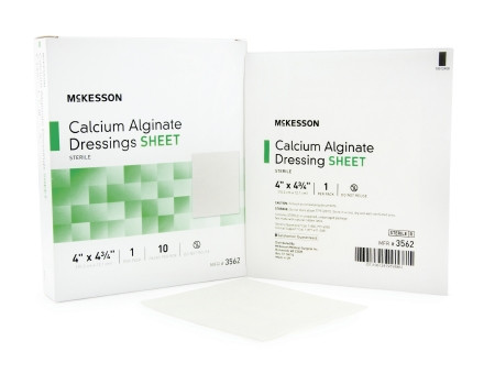 Dressing, Calcium Alginate Sheet 4"x4.75" (10/bx 1 Bx - 10