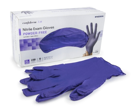 Glove, Exam Nitrl 3.0 Pf Blu Xlg (230/bx 10bx/cs) Bx - 1