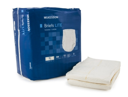 Brief, Tab Clsr Disp Modeate Xlg (15/bg 4bg/cs) Bg - 15