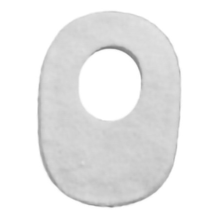 Pedi-pad, Felt Adh Wht #101-a-1/16" (100/pk 10pk/cs) Pk - 100