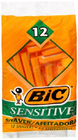 Shaver, Bic Sensitive Skin (12/pk) Pk - 12