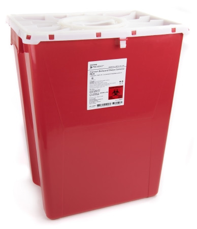 Container, Sharps Red 12gl (8/cs) Mgm151 Ea - 1