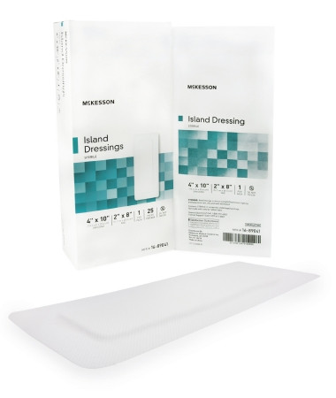 Dressing, Island Border-gze Str Lf 4x10"(25/bx 4bx Bx - 25